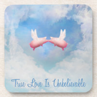 Flying Pigs Kissing-True Love Is Unbelievable