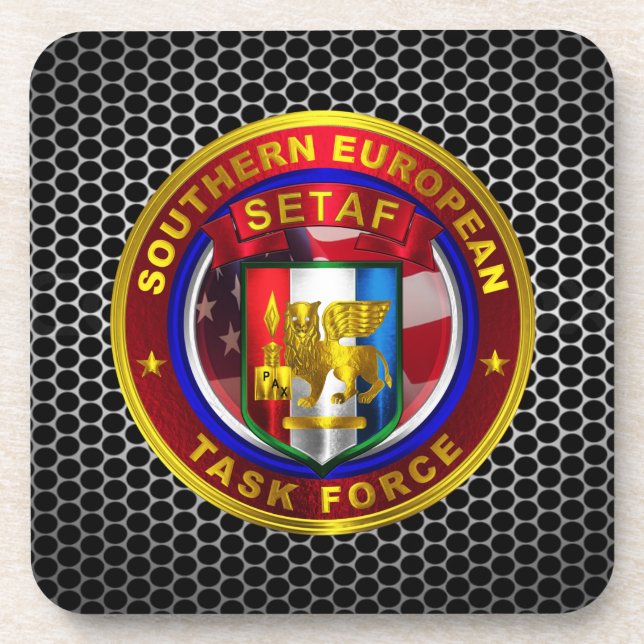 Dessous-de-verre Force opérationnelle pour l'Europe du Sud (SETAF) (Devant)