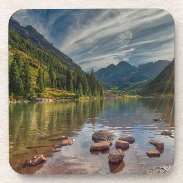 Dessous-de-verre Forest | Maroon Bells Colorado (Devant)