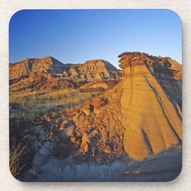 Dessous-de-verre Formations de Badlands à Dinosaur Provincial Park  (Devant)