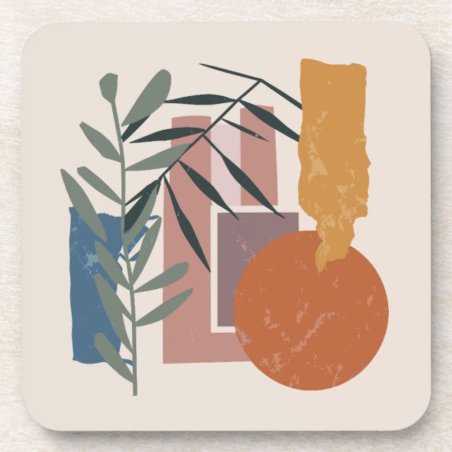 Dessous-de-verre Formes Et Étapes patinées (Devant)