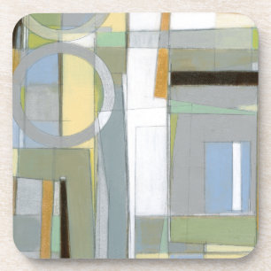 Dessous-de-verre Formes géométriques Abstraites colorées