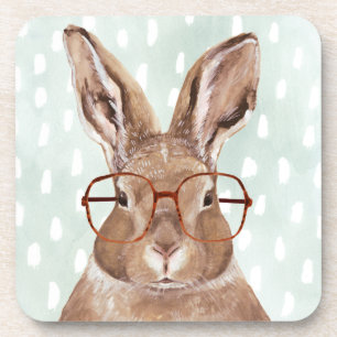 Dessous-de-verre Forteresse à quatre roues Lapin lapin