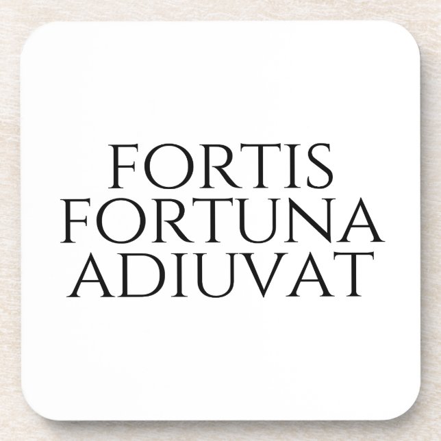 Dessous-de-verre Fortis Fortuna Adiuvat (Devant)