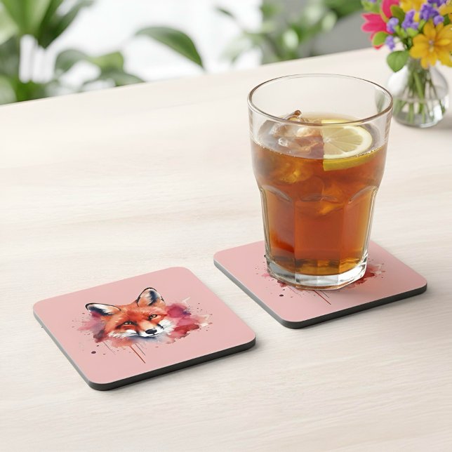 Dessous-de-verre Fox Beverage Coaster (Créateur téléchargé)