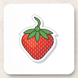 Dessous-de-verre Fraise rouge sucrée
