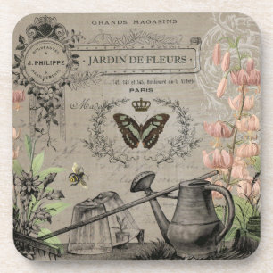 dessous de verre français vintages modernes de