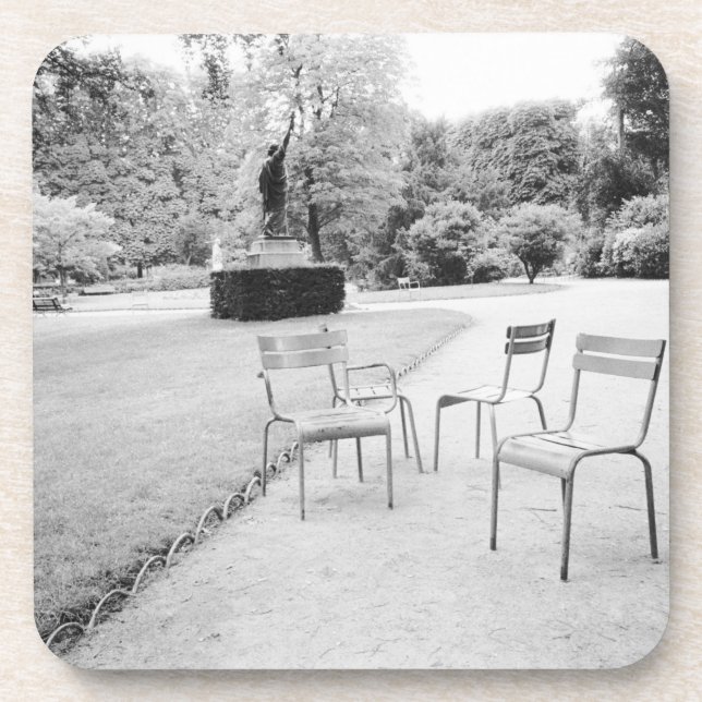 Dessous-de-verre FRANCE, Paris : Statue du jardin du Luxembourg (Devant)