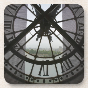 Dessous-de-verre France, Paris. Vue sur la Seine à travers