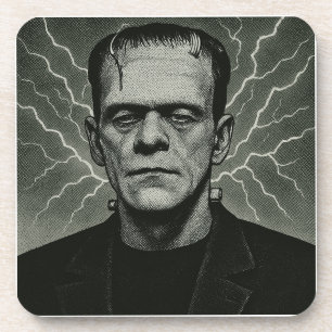 Dessous-de-verre Frankenstein Electricity Art