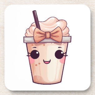 Dessous-de-verre Frappe Sourire Kawaii