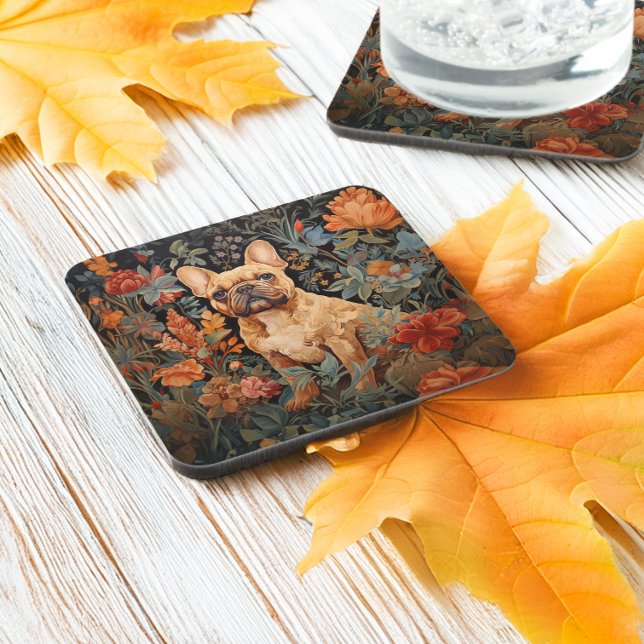 Dessous-de-verre French Bulldog Frenchie Garden Tapestry Anniversai (Créateur téléchargé)