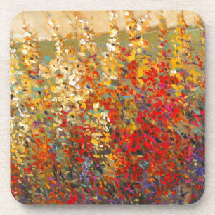 Dessous-de-verre Fresque du jardin lumineux des Fleurs sauvages du 