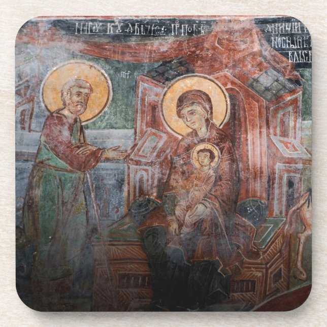 Dessous-de-verre Fresques de l'église serbe du XIVe siècle, 2 (Devant)