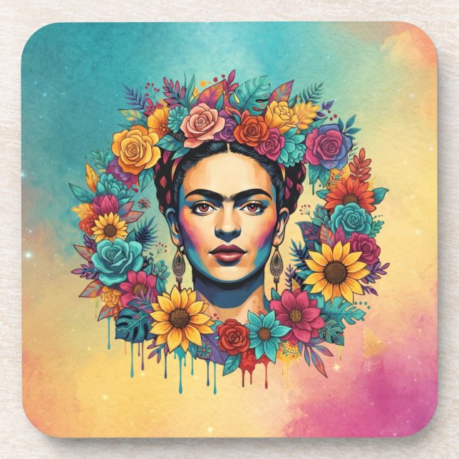 Dessous-de-verre Frida Kahlo (Devant)