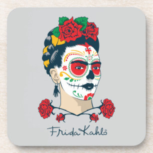 Dessous-de-verre Frida Kahlo   El Día de los Muertos