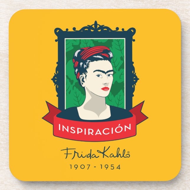 Dessous-de-verre Frida Kahlo | Inspiración (Devant)