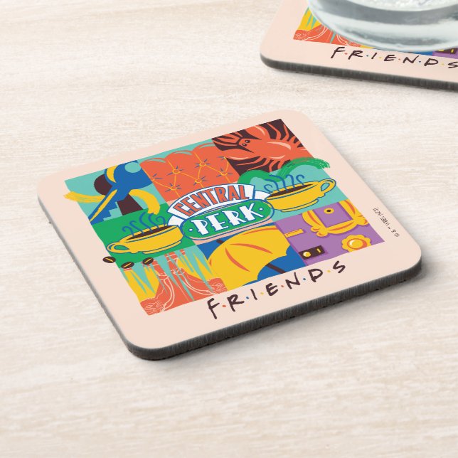 Dessous-de-verre FRIENDS™ | Central Perk Graphique Vibrant (Côté gauche)