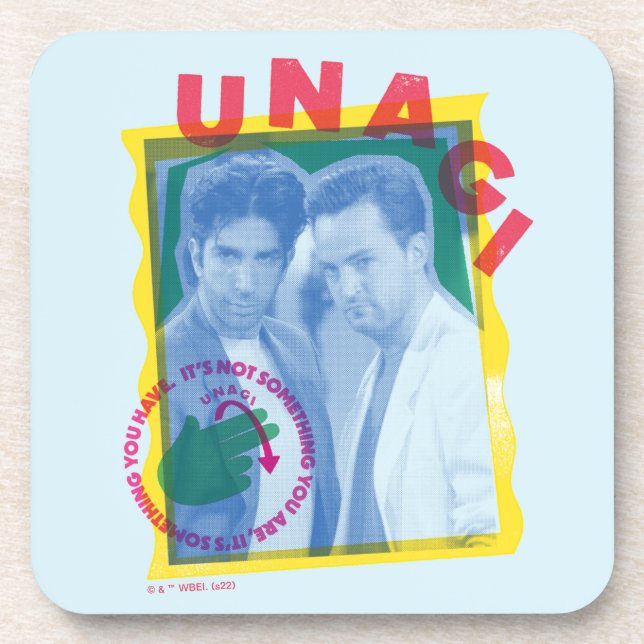Dessous-de-verre FRIENDS™ | Ross & Chandler - Unagi (Devant)