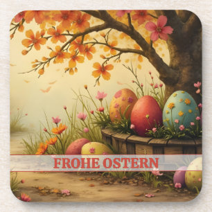 Dessous-de-verre Frühlingsblütenzauber mit Ostéréierpracht