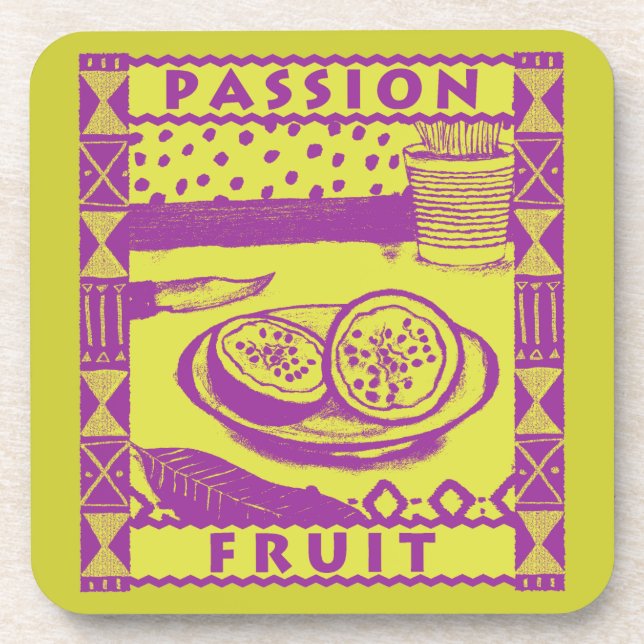 Dessous-de-verre Fruit de passion (Devant)
