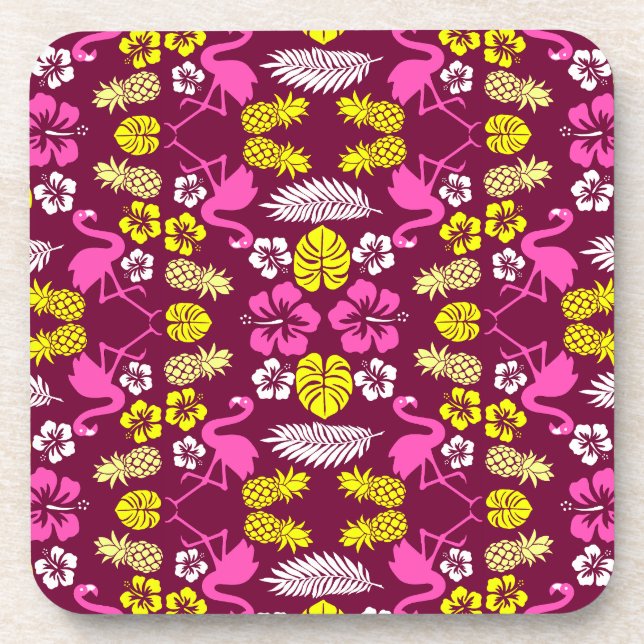 Dessous-de-verre Fruit tropical floral (Devant)