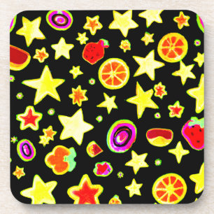 Dessous-de-verre Fruits d'étoile Motif éclatant couleur