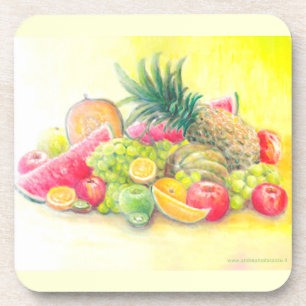 Dessous-de-verre Fruits heureux