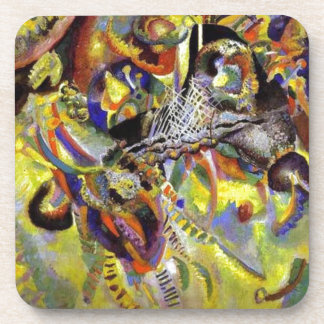 Dessous-de-verre Fugue peinture Abstraite par Kandinsky