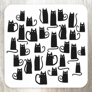 Dessous-de-verre Fun Chat Noir