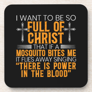 Dessous-de-verre Funny Christian Religious Servant of God Faithful
