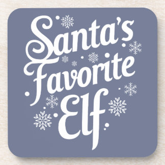 Dessous-de-verre Funny Christmas Beverage Coaster