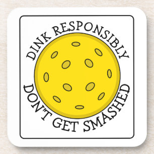 Dessous-de-verre Funny Pickleball Pun Ne pas se faire écraser