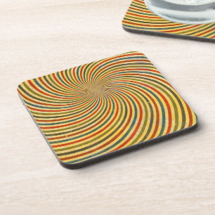 Dessous-de-verre Funny Retro Grunge Swirl + votre idée
