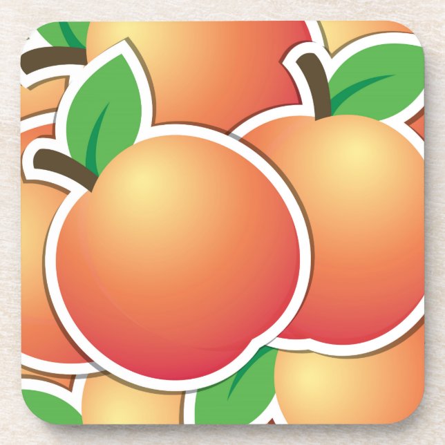 Dessous-de-verre Funy peach (Devant)