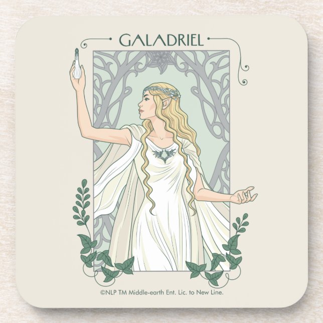 Dessous-de-verre Galadriel Lumière de Valinor Graphique (Devant)