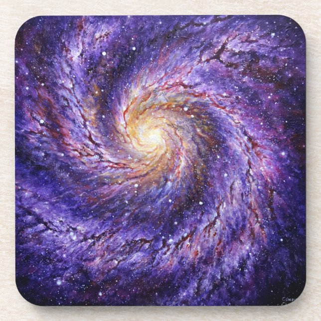 Dessous de verre Galaxy (Devant)
