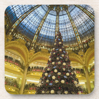 Dessous-de-verre Galeries La Fayette at Christmas, Paris, France