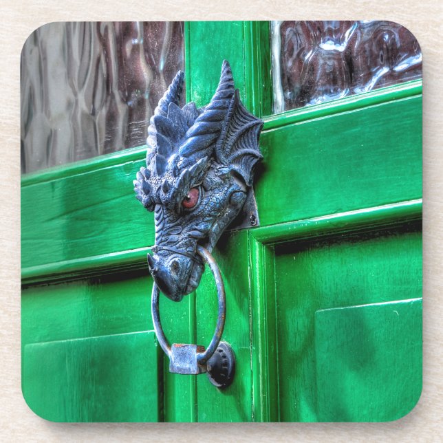 Dessous-de-verre Gallois Cast Dragon Head-knocker (Devant)