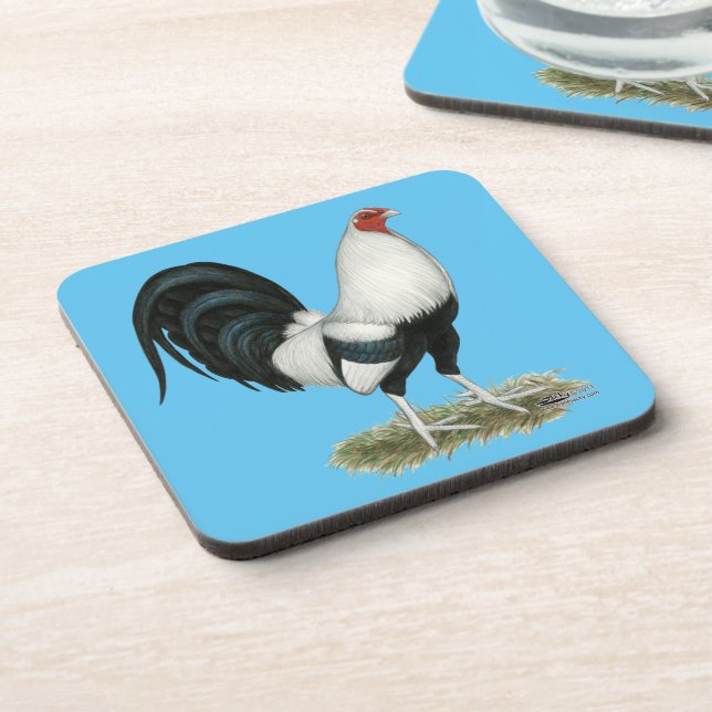 Dessous-de-verre Gamecock argenté (Côté gauche)