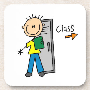 Dessous-de-verre Garçon à l'école
