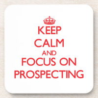 Gardez le calme et le foyer sur la prospection
