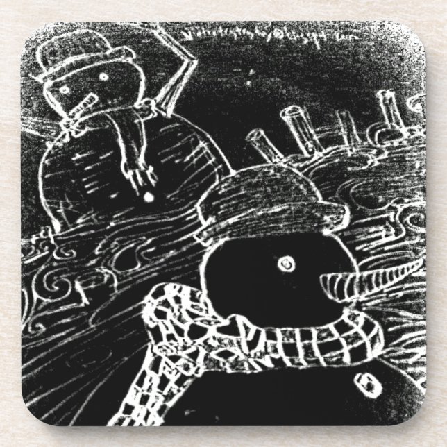 Dessous-de-verre gardien des neiges yaie (Devant)