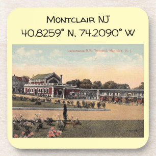 Dessous-de-verre Gare de Lackawanna RR, Montclair NJ Vintage