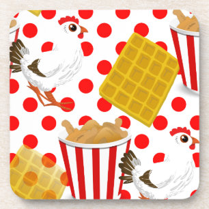 Dessous-de-verre gaufres de poulet