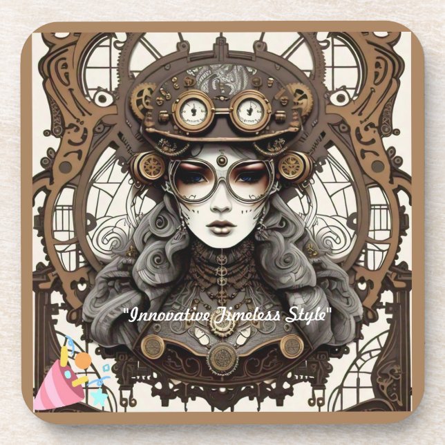 Dessous-de-verre "Gears of Glamor" (Devant)