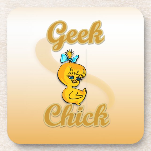 Dessous-de-verre Geek Chick (Devant)