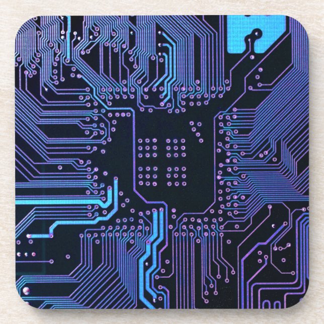 Dessous-de-verre Geek Sortie carte de circuit électronique Nerd PCB (Devant)