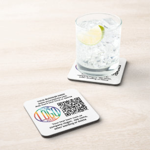 Dessous-de-verre Générateur de code QR et produits promotionnels av