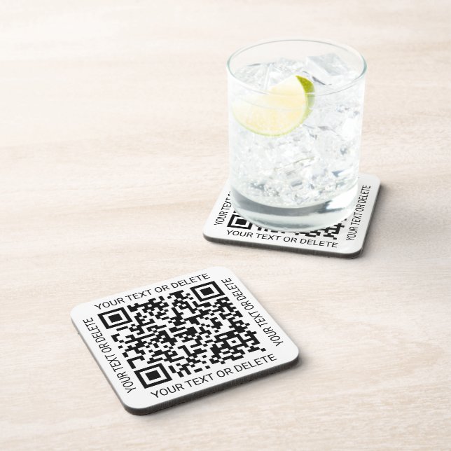 Dessous-de-verre Générateur de code QR Produits promotionnels d'ent (Côté Droit)